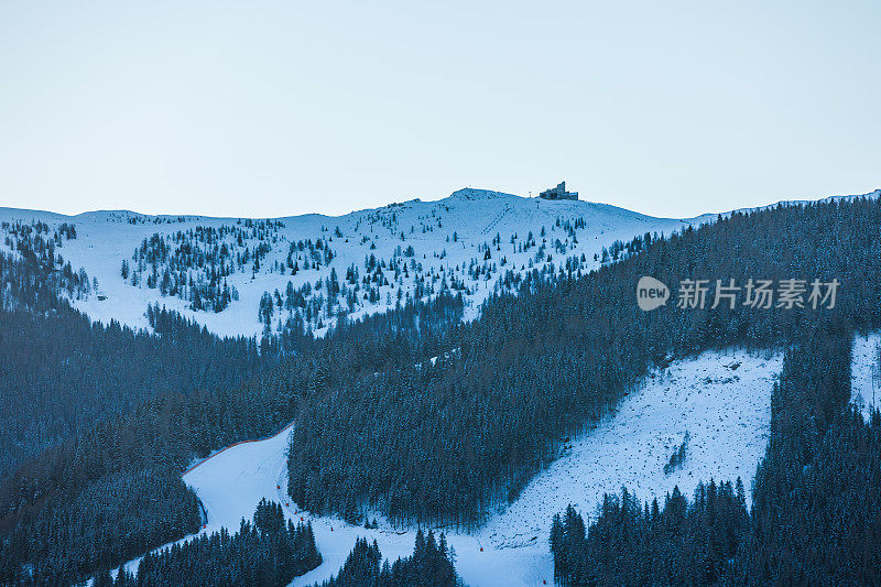 奥地利的冬季滑雪胜地Bad Kleinkirchheim